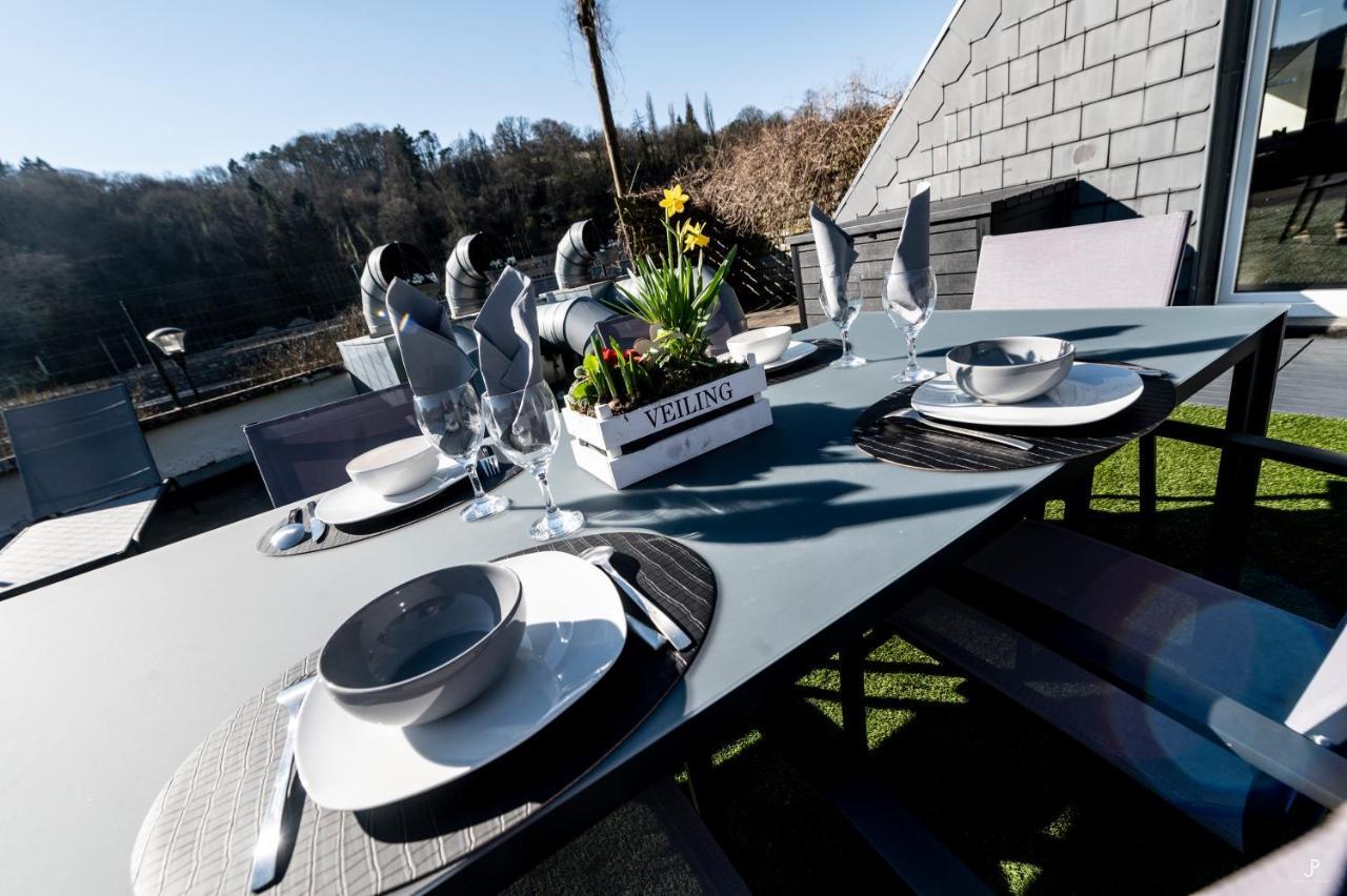 Les 3 Chapeaux Dinant 6P Les Canotiers 4P Avec Terrasse Le Melon 2P Sans Terrasse Luaran gambar