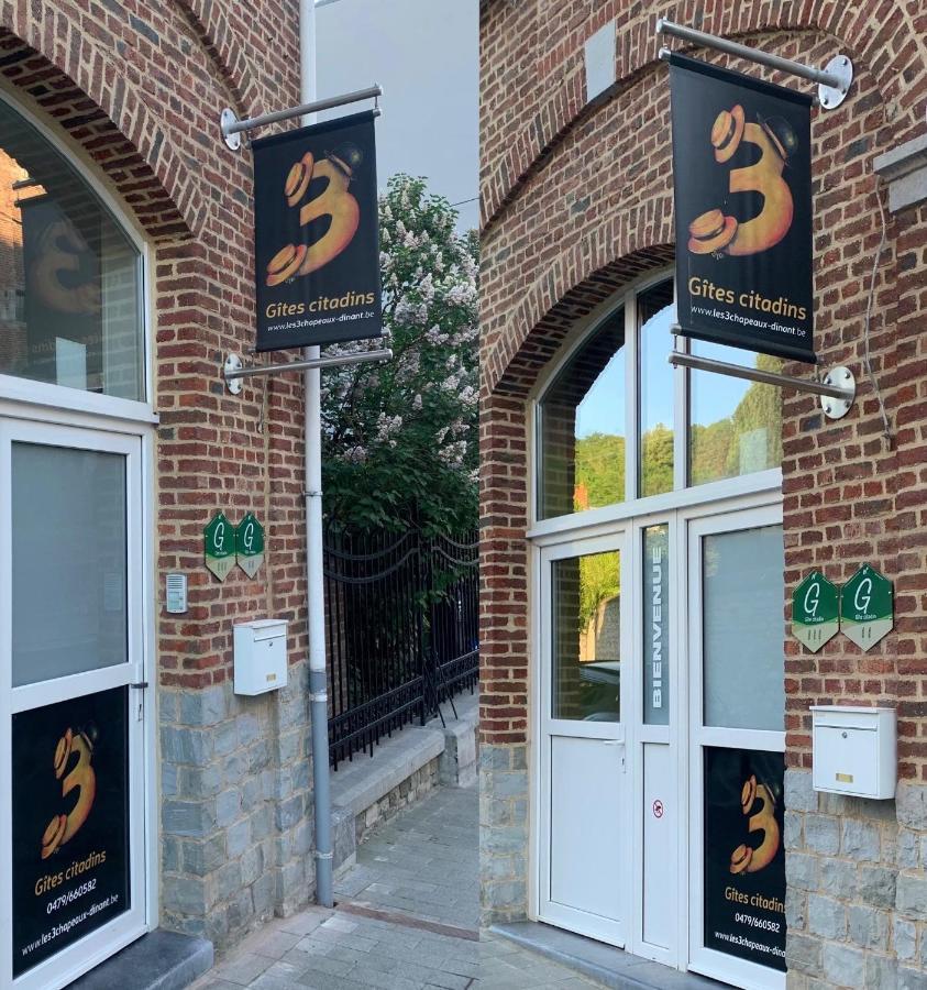 Les 3 Chapeaux Dinant 6P Les Canotiers 4P Avec Terrasse Le Melon 2P Sans Terrasse Luaran gambar